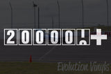 200,000+ Odometer Decal