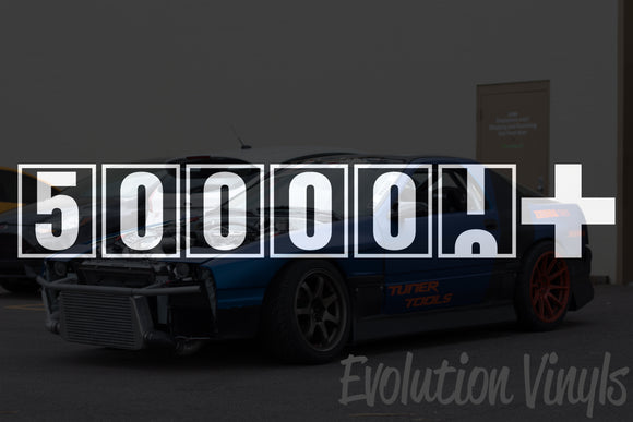 500,000+ Odometer Decal