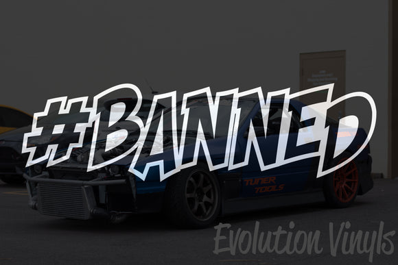 Banned V1 Decal
