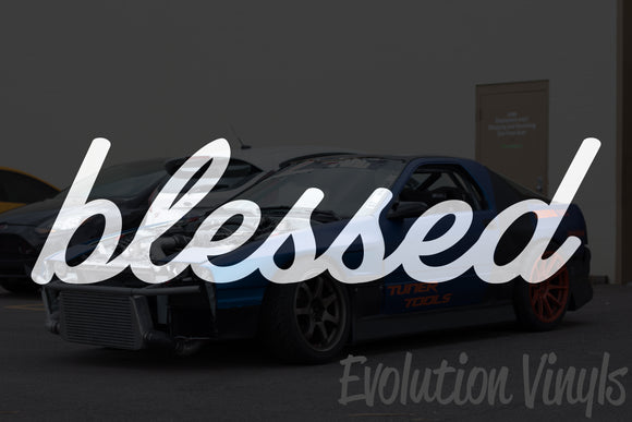 Blessed V1 Decal