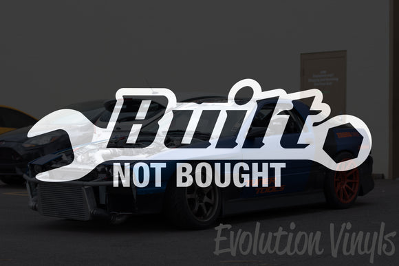 Built not Bought V2 Decal