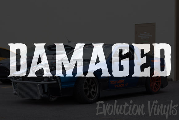 DAMAGED V1 Decal