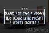 Dark in the Night V1 Decal