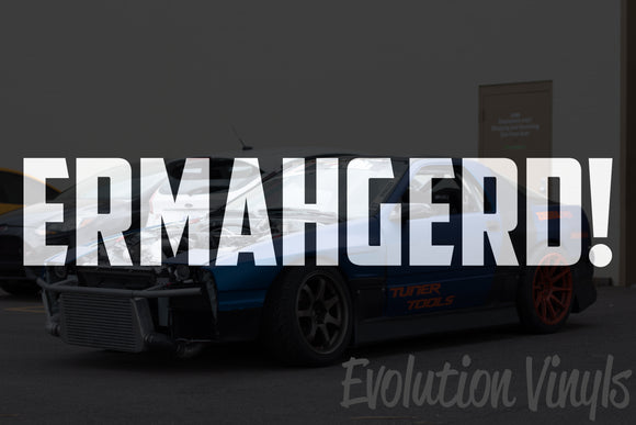 ERMAHGERD V1 Decal