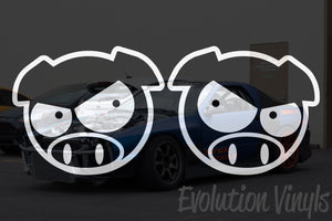 Evil Rally Pigs Decal