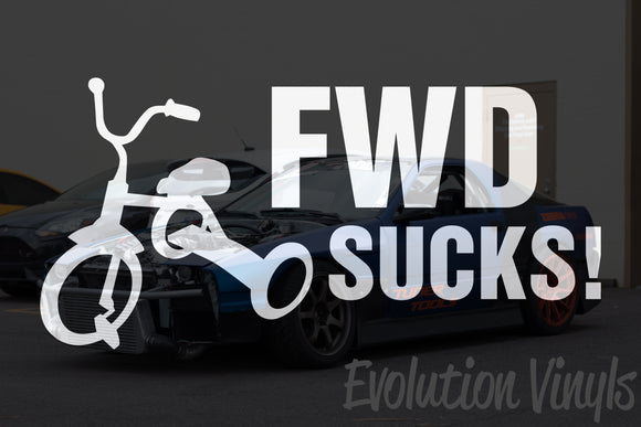 FWD Sucks V1 Decal