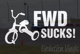 FWD Sucks V1 Decal