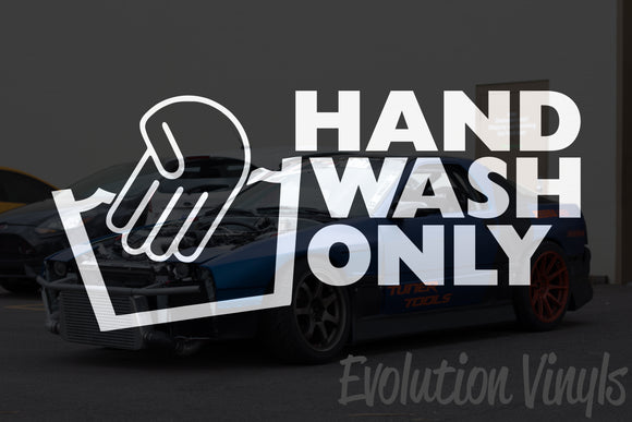 Hand Wash Only V1 Decal
