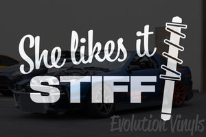 She Likes It Stiff V1 Decal