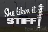 She Likes It Stiff V1 Decal