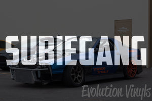 SUBIEGANG V1 Decal