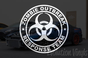 Zombie Outbreak Response Team V1 Decal